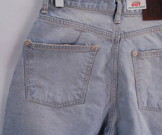 Bright Light Blue Wide Denim