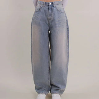 Bright Light Blue Wide Denim