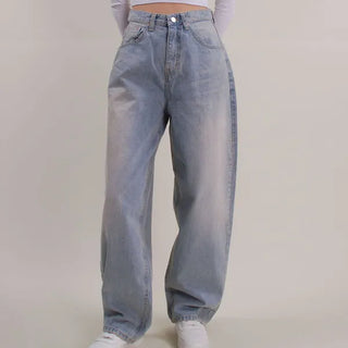 Bright Light Blue Wide Denim