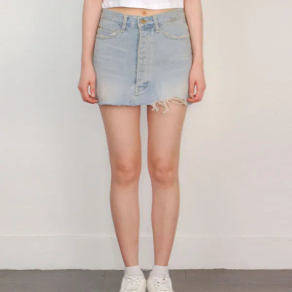 Vintage Button Mini Skirt