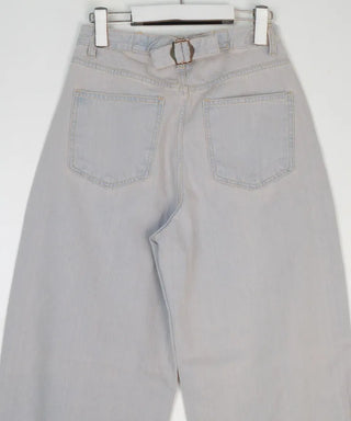 Bijou cut wide denim pants