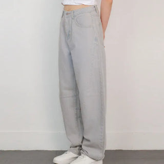 Bijou cut wide denim pants
