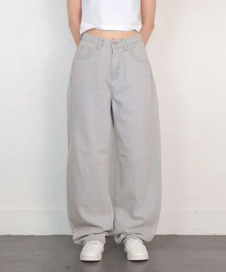 Bijou cut wide denim pants