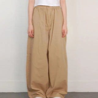 Airy Shirring Pants