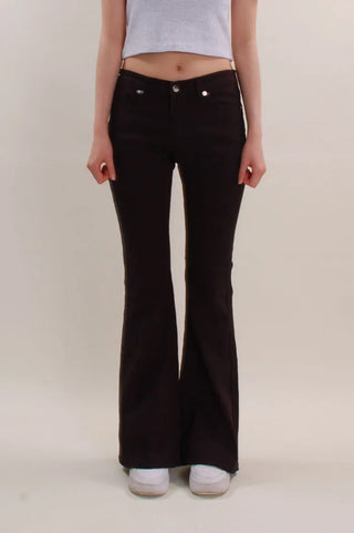 Low Rise Nude Bootcut