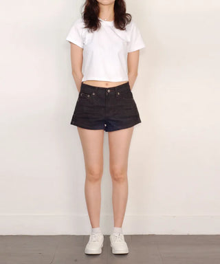 Non-Fade Short Denim Pants