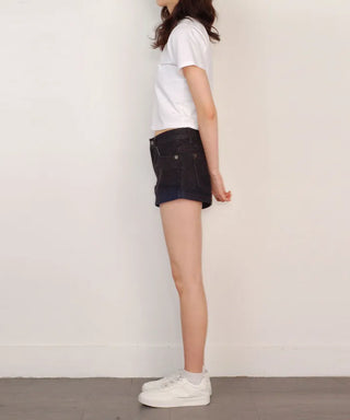 Non-Fade Short Denim Pants