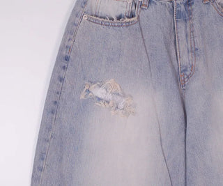 Vintage Net Wide Denim