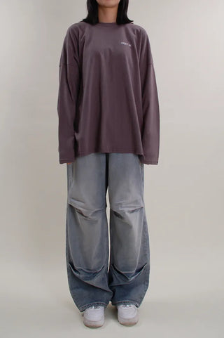 Hip Wide Denim Pants