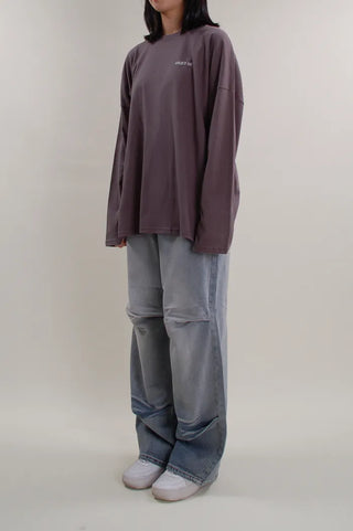 Hip Wide Denim Pants