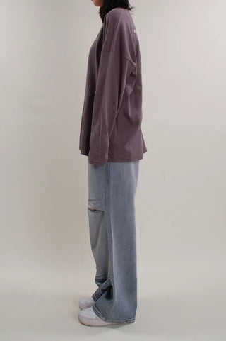 Hip Wide Denim Pants