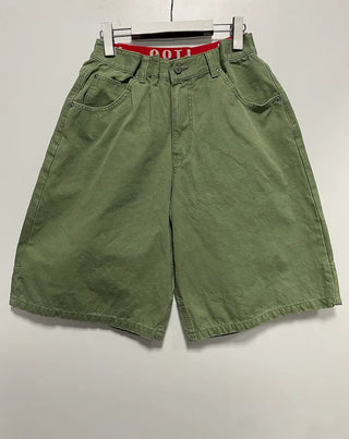 US Banding Shorts Wide Pants
