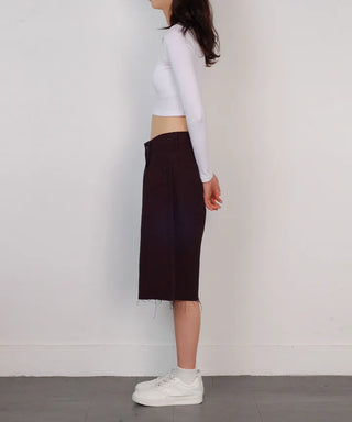 Mega Cotton Shorts Wide Pants