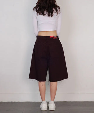 Mega Cotton Shorts Wide Pants
