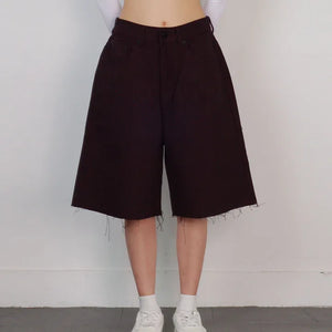 Mega Cotton Shorts Wide Pants
