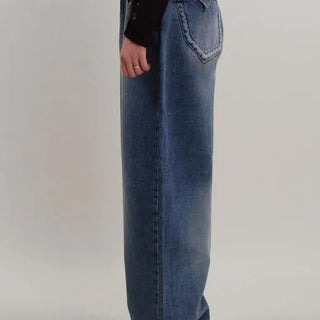 Rope Wide Jeans Denim Pants  (Karina Pants)