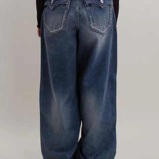 Rope Wide Jeans Denim Pants  (Karina Pants)