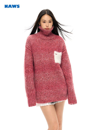 [NAWS] Gradient woolen sweater