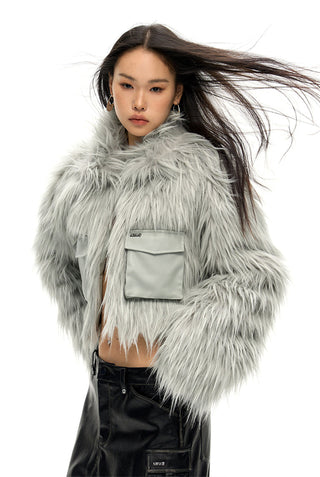 [NAWS] Oversized Fur jacket
