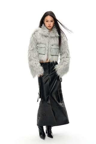 [NAWS] Oversized Fur jacket