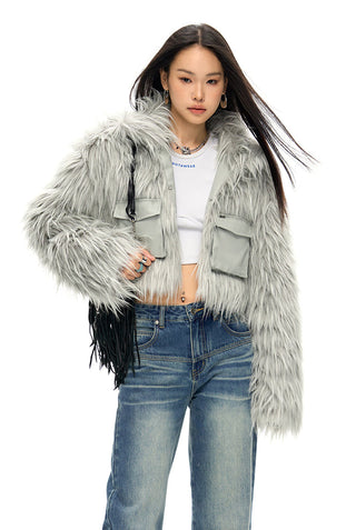 [NAWS] Oversized Fur jacket