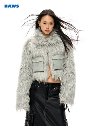 [NAWS] Oversized Fur jacket