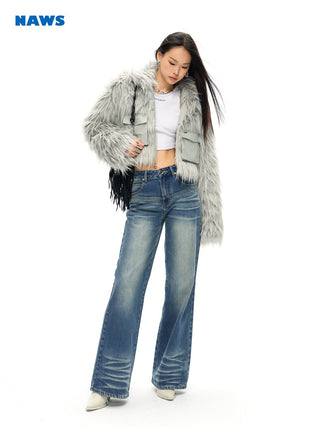 [NAWS] Oversized Fur jacket