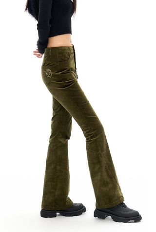 [NAWS] High-waist corduroy flared pants