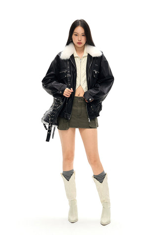 [NAWS] Layered cable knitted wool vest