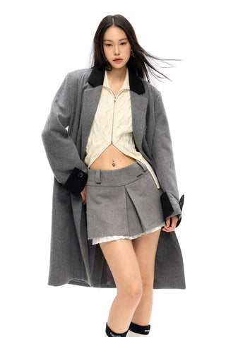 [NAWS] Layered cable knitted wool vest