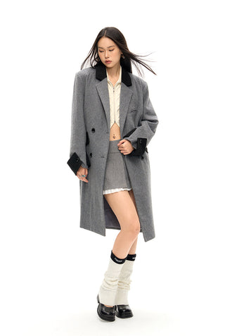 [NAWS] Layered cable knitted wool vest