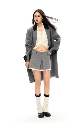 [NAWS] Layered cable knitted wool vest