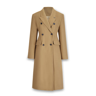[NAWS] Long hourglass waist woolen coat