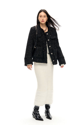 [NAWS] French style Tweed wool jacket