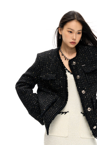 [NAWS] French style Tweed wool jacket