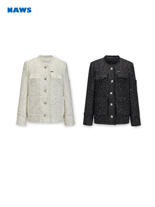 [NAWS] French style Tweed wool jacket