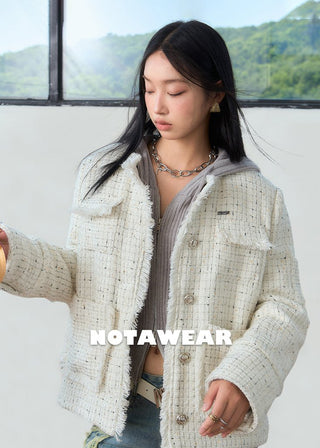 [NAWS] French style Tweed wool jacket