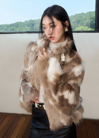 [NAWS] Dual tone fur coat