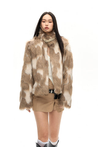 [NAWS] Dual tone fur coat