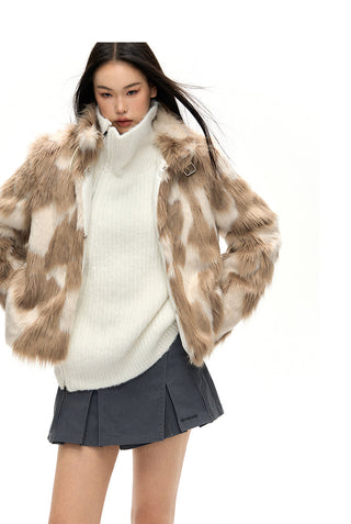 [NAWS] Dual tone fur coat