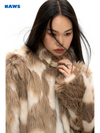 [NAWS] Dual tone fur coat