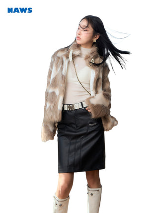 [NAWS] Dual tone fur coat