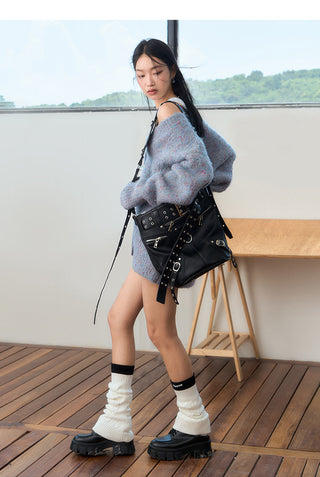 [NAWS] V-neck starry wool cardigan