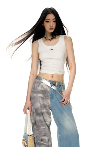 [NAWS] Slim fit high elastic knitted vest