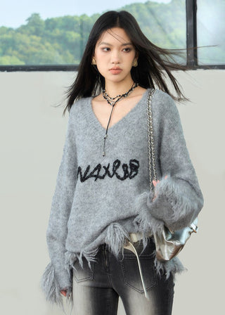 [NAWS] Fleece Oversize Sweater