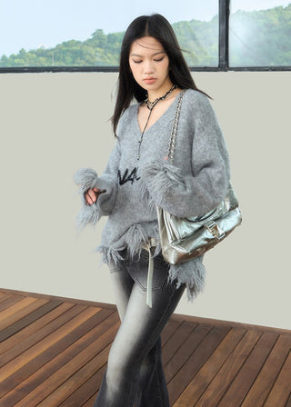 [NAWS] Fleece Oversize Sweater