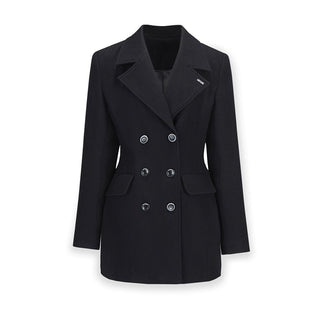 [NAWS] Belted wool overcoat & skirt