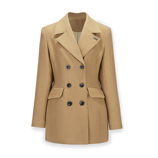 [NAWS] Belted wool overcoat & skirt