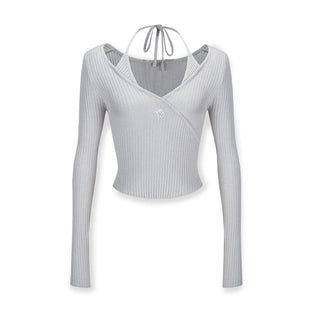 [NAWS] Halter Slim Fit Long Sleeve Knit Cardigan