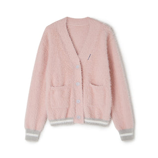 [NAWS] Oversized  mink knitted cardigan
